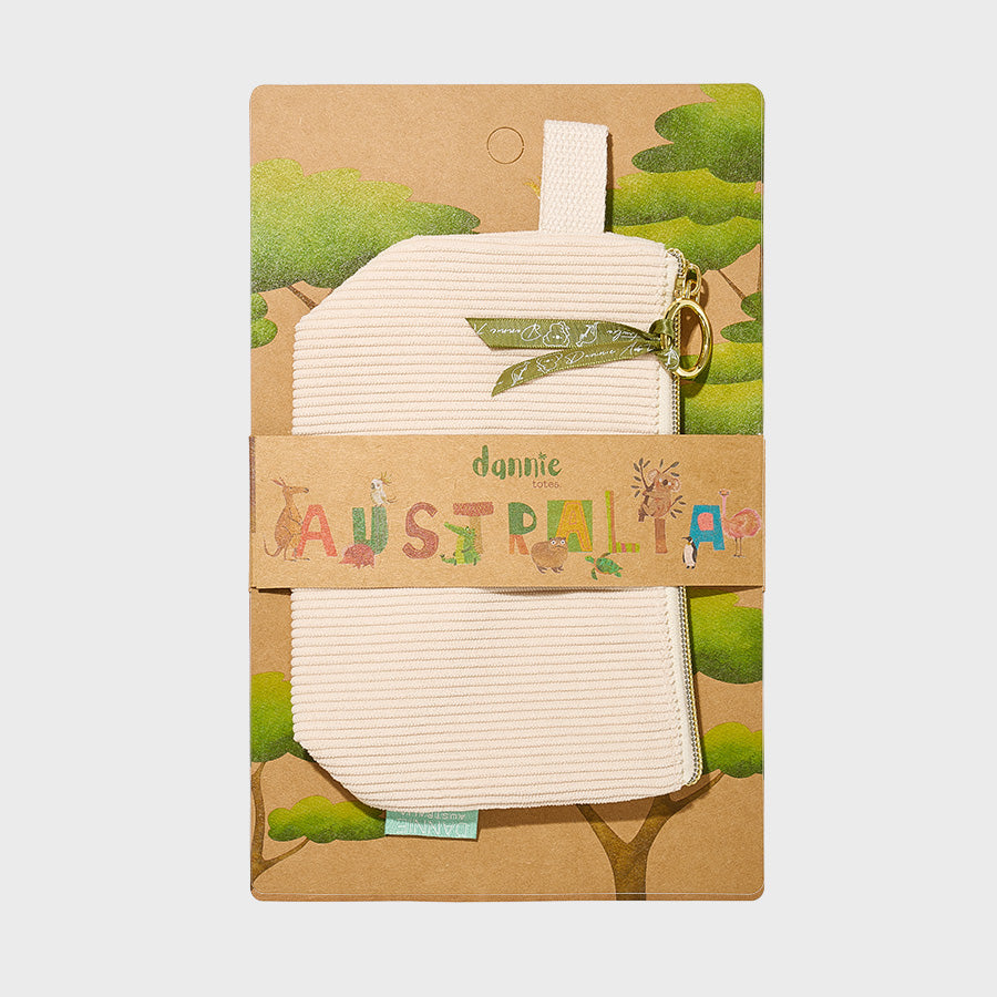 Creamy White Cosmetic Pouch – 10 Australian-Inspired Designs