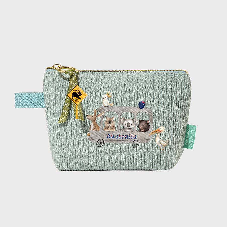 Mist Green Cosmetic Pouch – 10 Australian-Inspired Designs