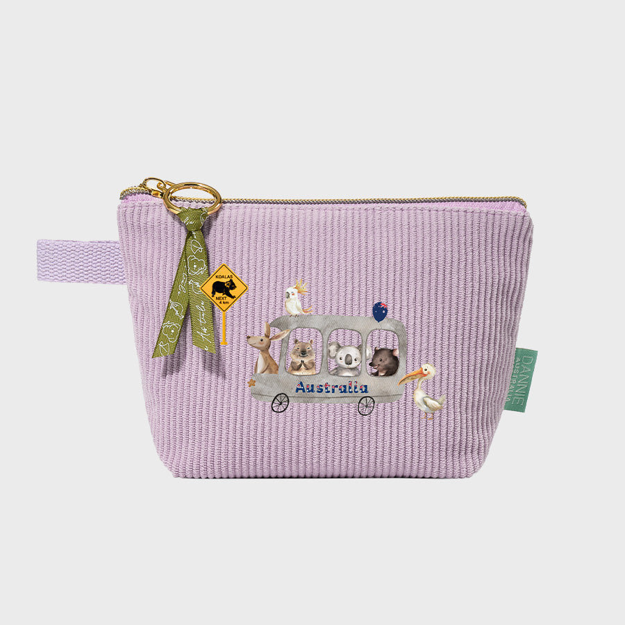 Lilac Purple Cosmetic Pouch – 10 Australian-Inspired Designs