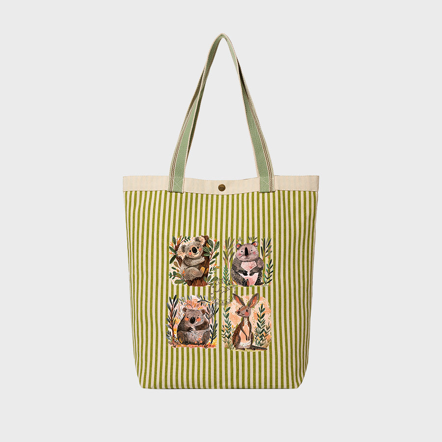 Wildlife Quartet - Canvas City Tote