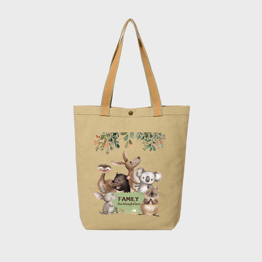 Australia Friends - Canvas College Tote