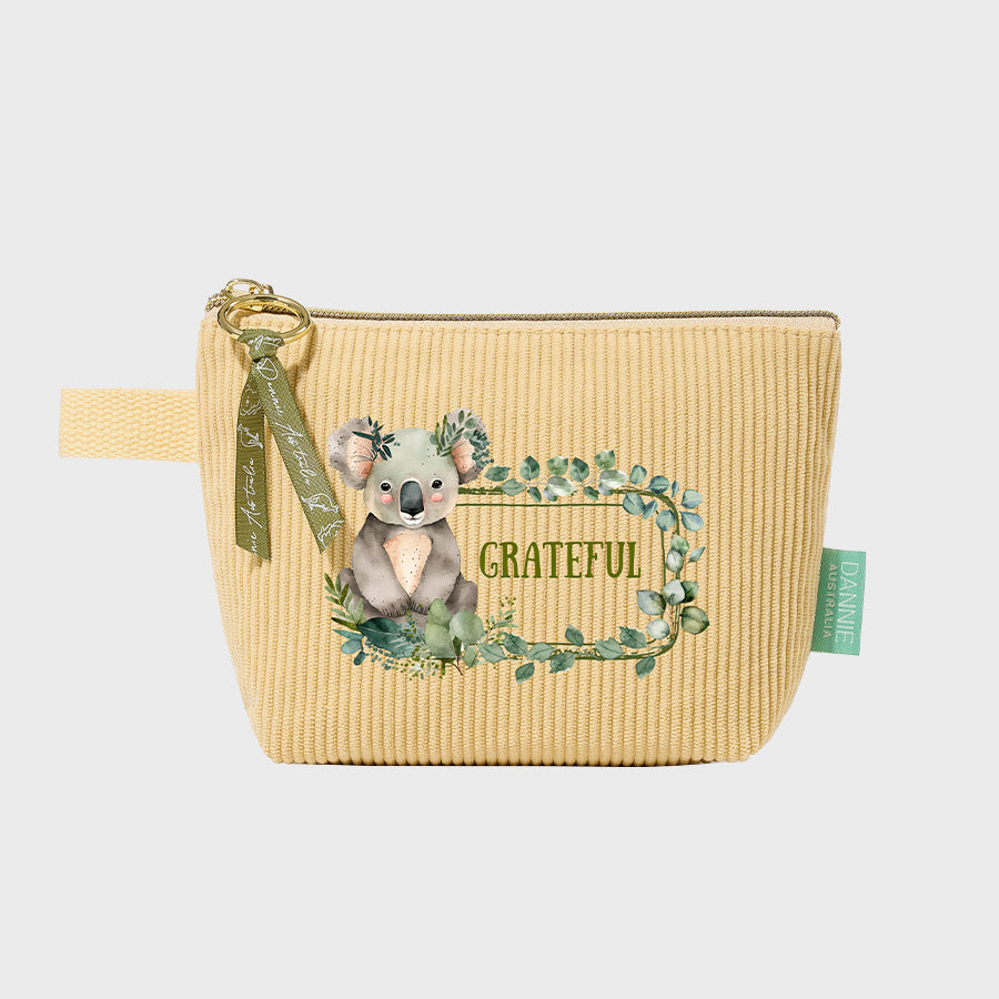 Mustard Yellow Cosmetic Pouch – 10 Australian-Inspired Designs