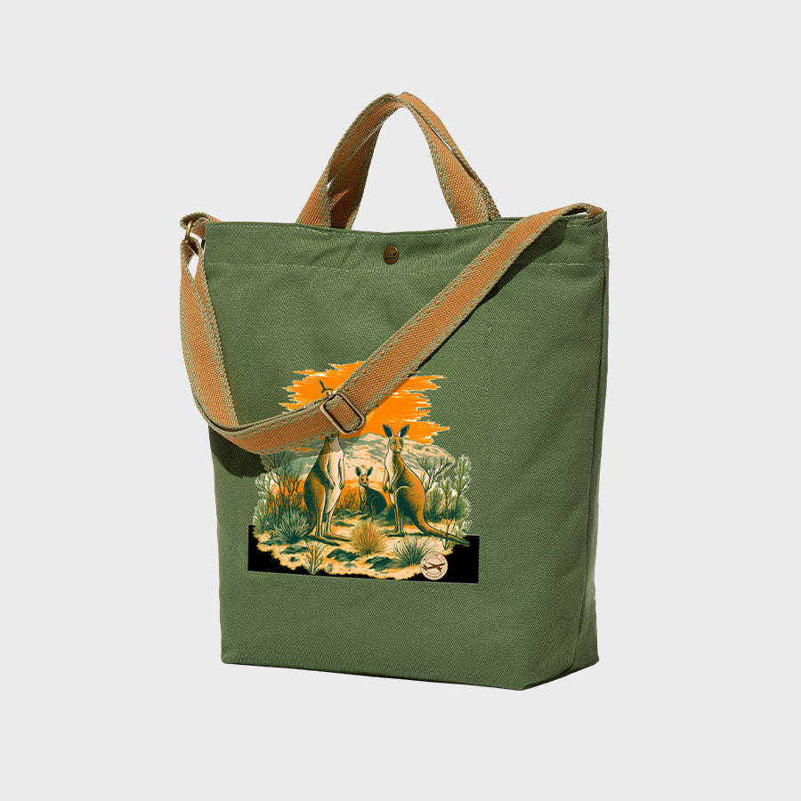 Sunset Kangaroo - Canvas City Cross