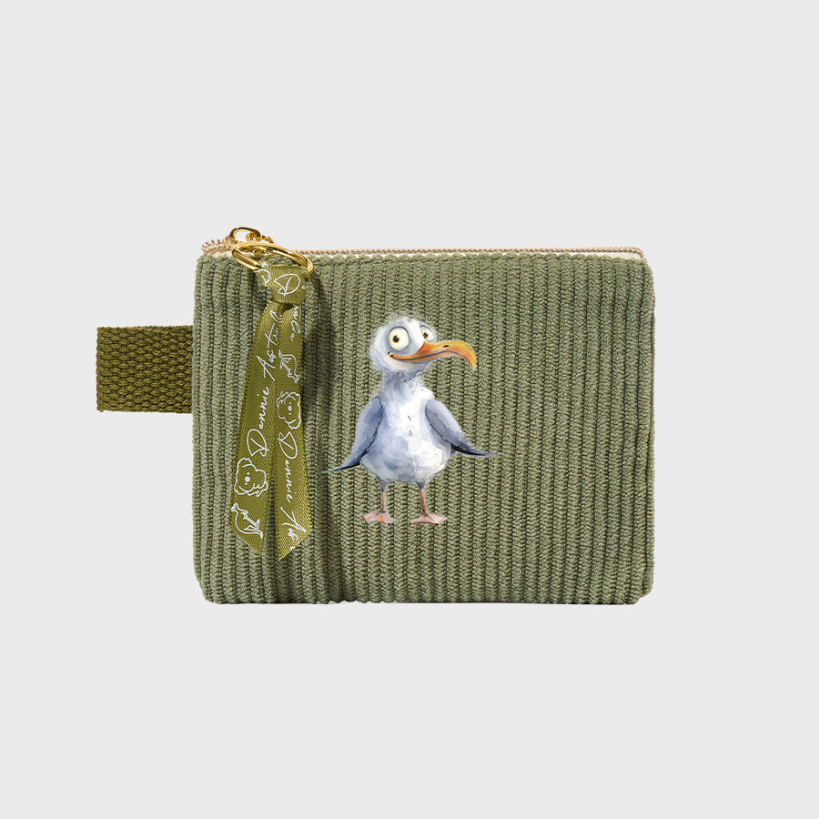 Olive Green Mini Pouch – 6 Australian-Inspired Designs