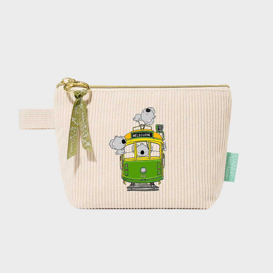 Creamy White Cosmetic Pouch – 10 Australian-Inspired Designs
