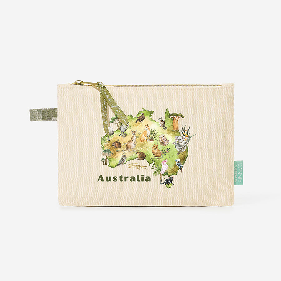 Australia Map – Canvas Pouch