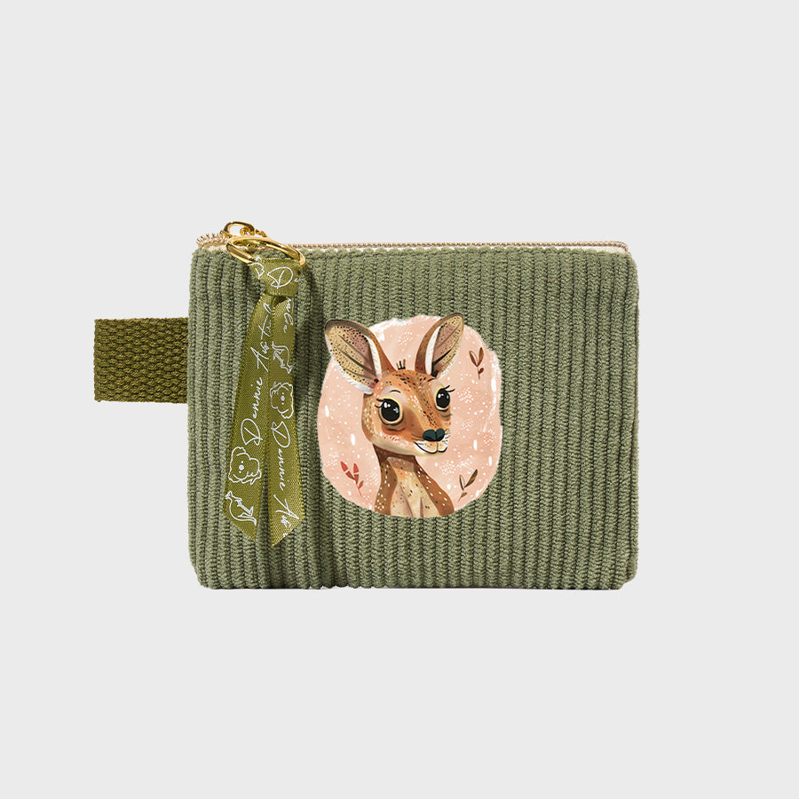 Olive Green Mini Pouch – 6 Australian-Inspired Designs