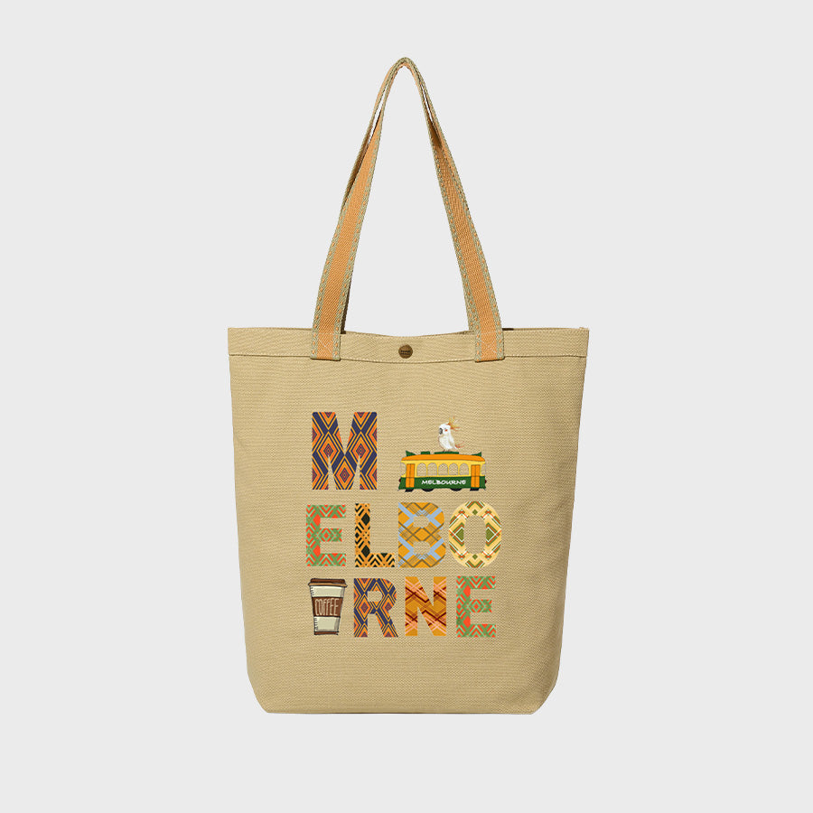 Melbourne Icons - Canvas College Tote
