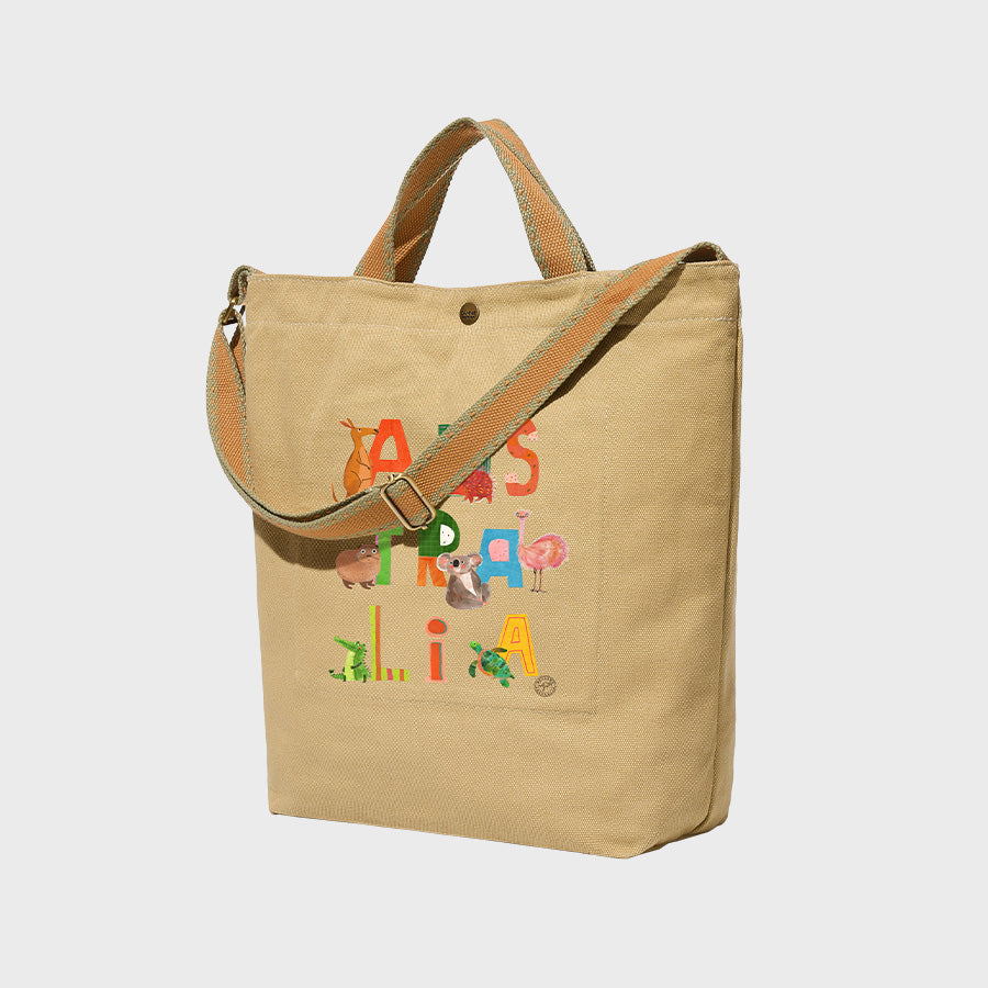 Australia Alphabet Friends - Canvas City Cross