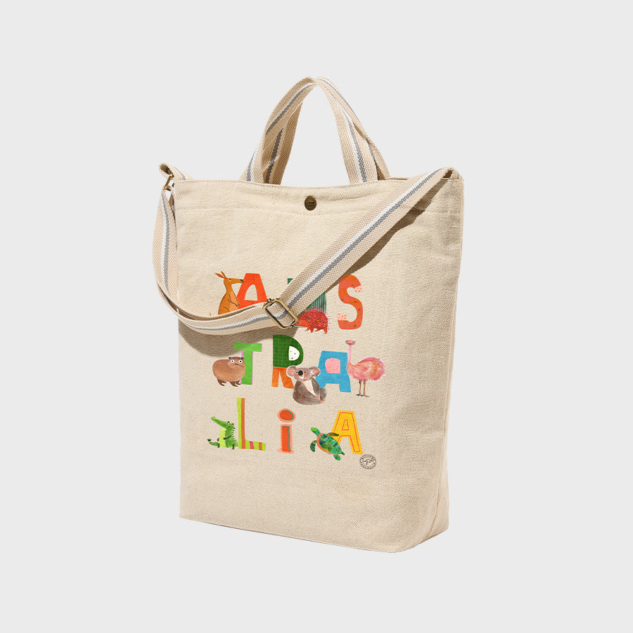 Australia Alphabet Friends - Canvas City Cross