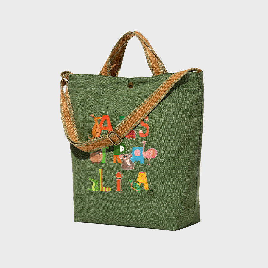 Australia Alphabet Friends - Canvas City Cross