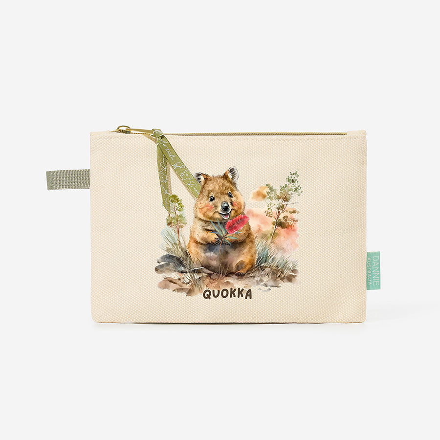 Quokka Smile – Canvas Pouch