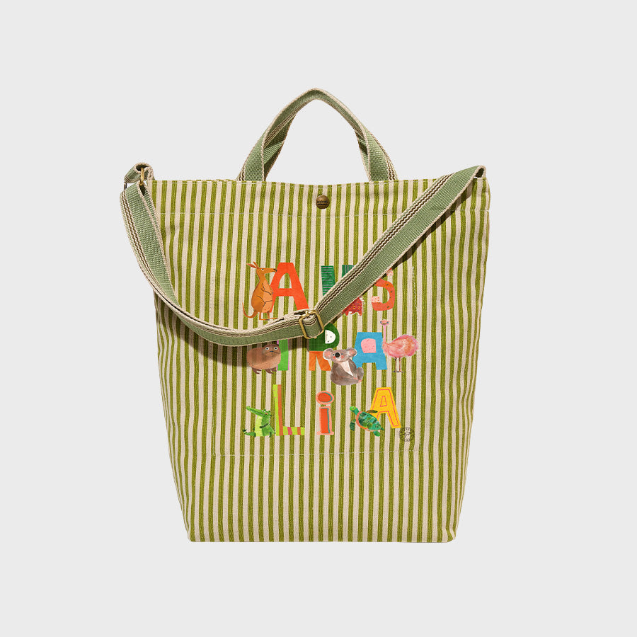 Australia Alphabet Friends - Canvas City Cross