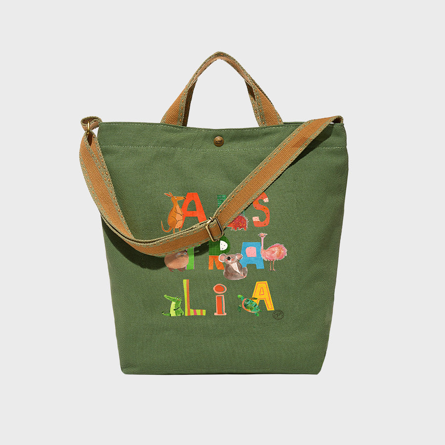 Australia Alphabet Friends - Canvas City Cross