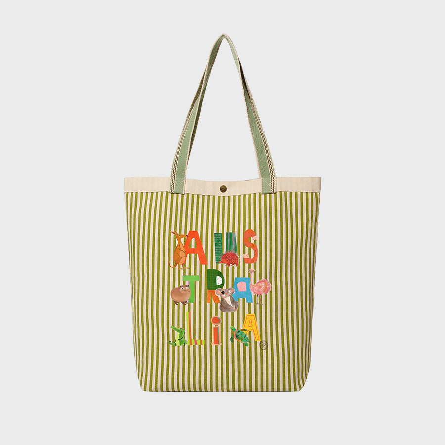 Australia Alphabet Friends - Canvas City Tote
