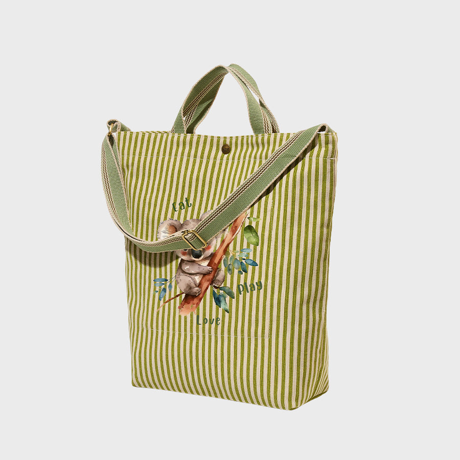 Eat Love Play Koala - Canvas City Cross