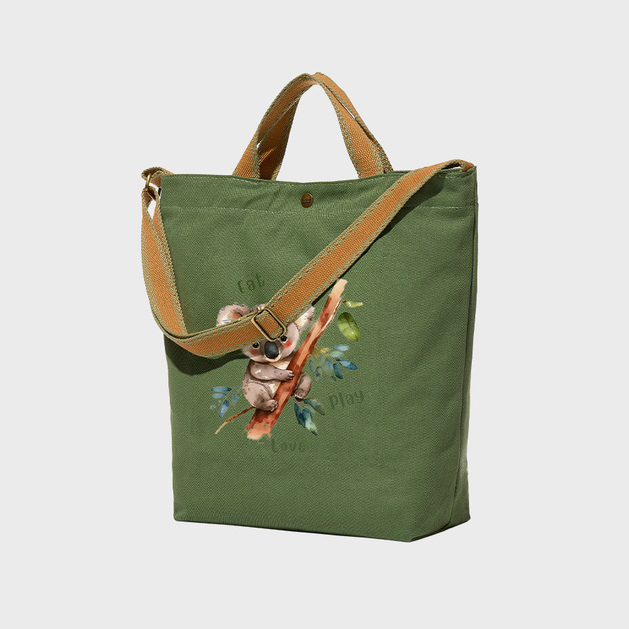 Eat Love Play Koala - Canvas City Cross