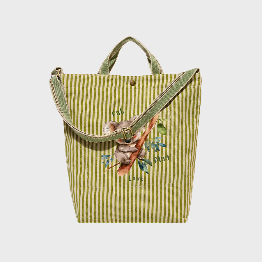 Eat Love Play Koala - Canvas City Cross