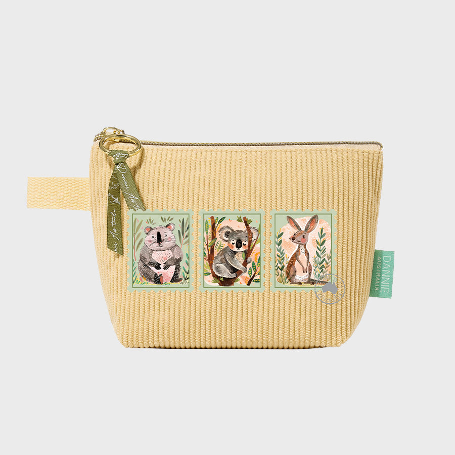 Mustard Yellow Cosmetic Pouch – 10 Australian-Inspired Designs
