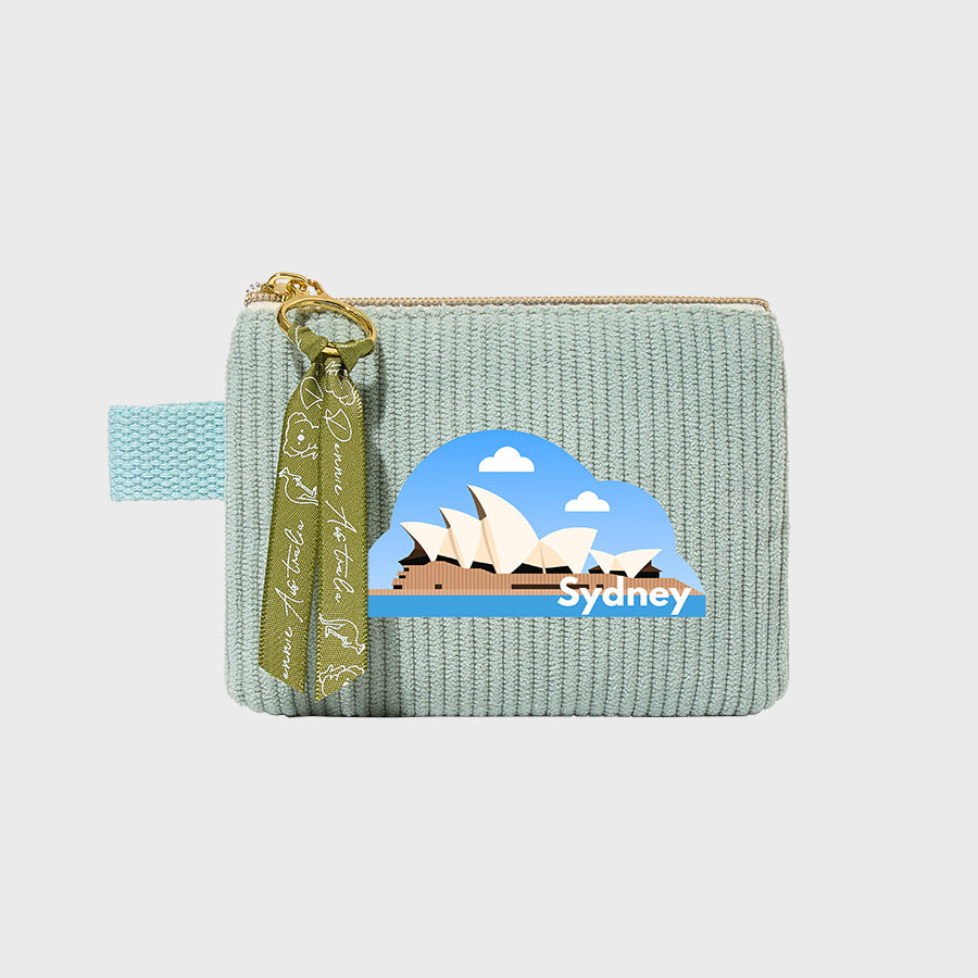 Mist Green Mini Pouch – 14 Australian-Inspired Designs