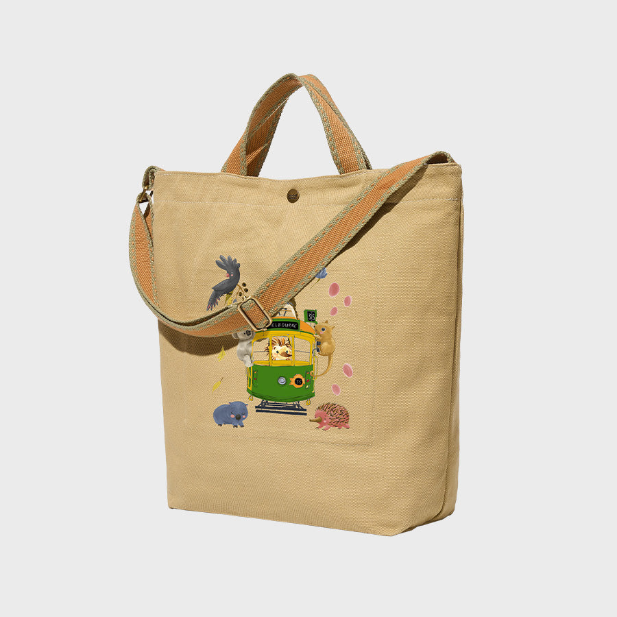 Aussie Tram Parade - Canvas City Cross