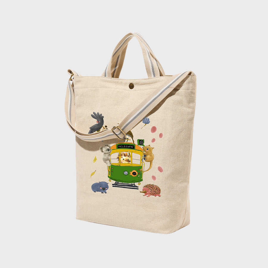 Aussie Tram Parade - Canvas City Cross