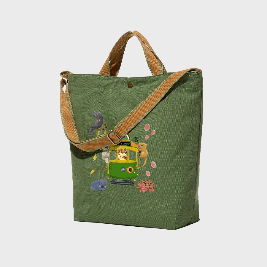 Aussie Tram Parade - Canvas City Cross