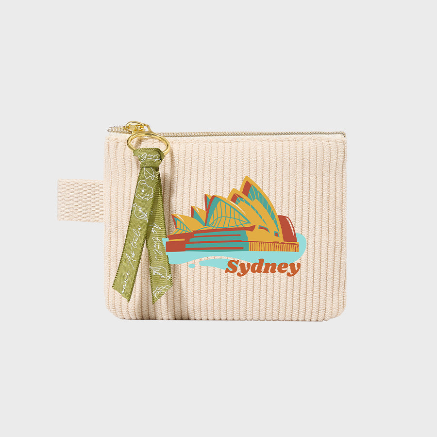 Creamy White Mini Pouch – 14 Australian-Inspired Designs