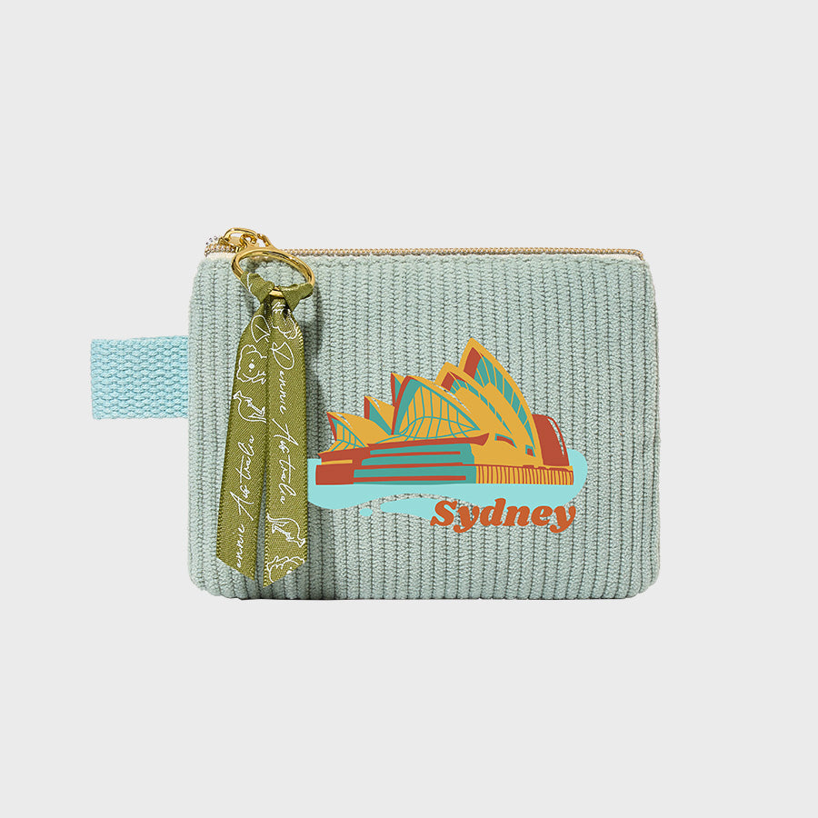 Mist Green Mini Pouch – 14 Australian-Inspired Designs