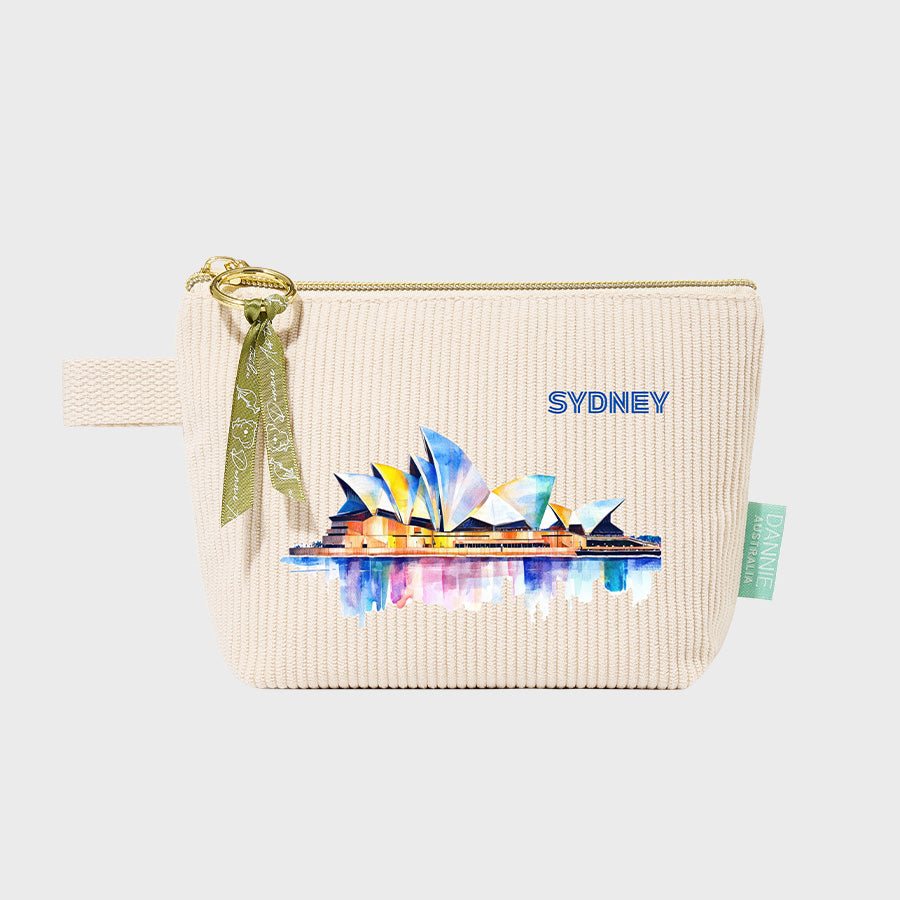 Creamy White Cosmetic Pouch – 10 Australian-Inspired Designs