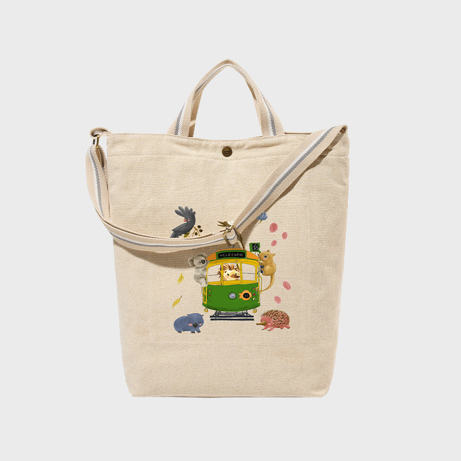 Aussie Tram Parade - Canvas City Cross