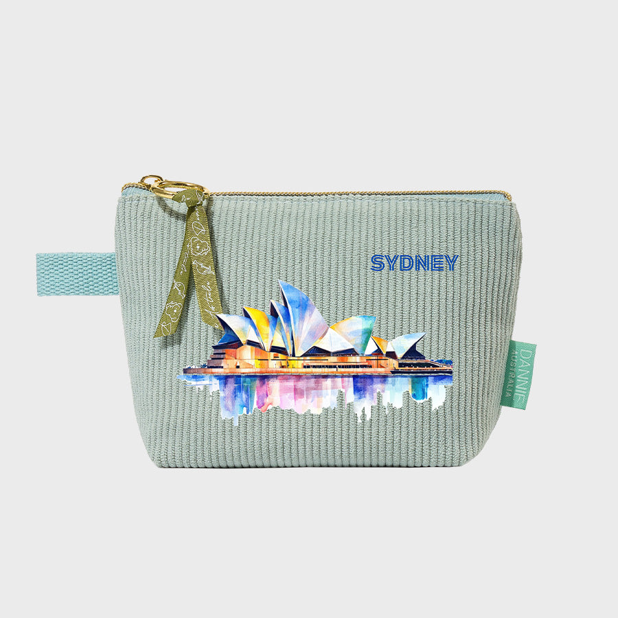 Mist Green Cosmetic Pouch – 10 Australian-Inspired Designs