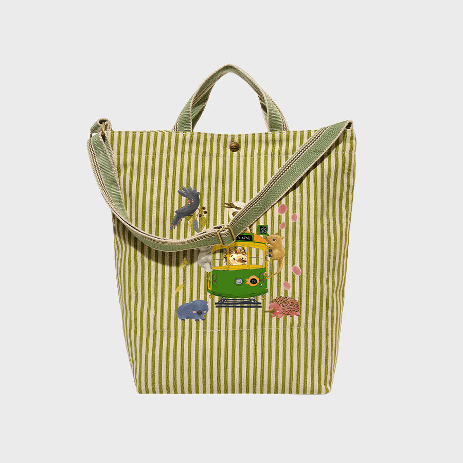 Aussie Tram Parade - Canvas City Cross