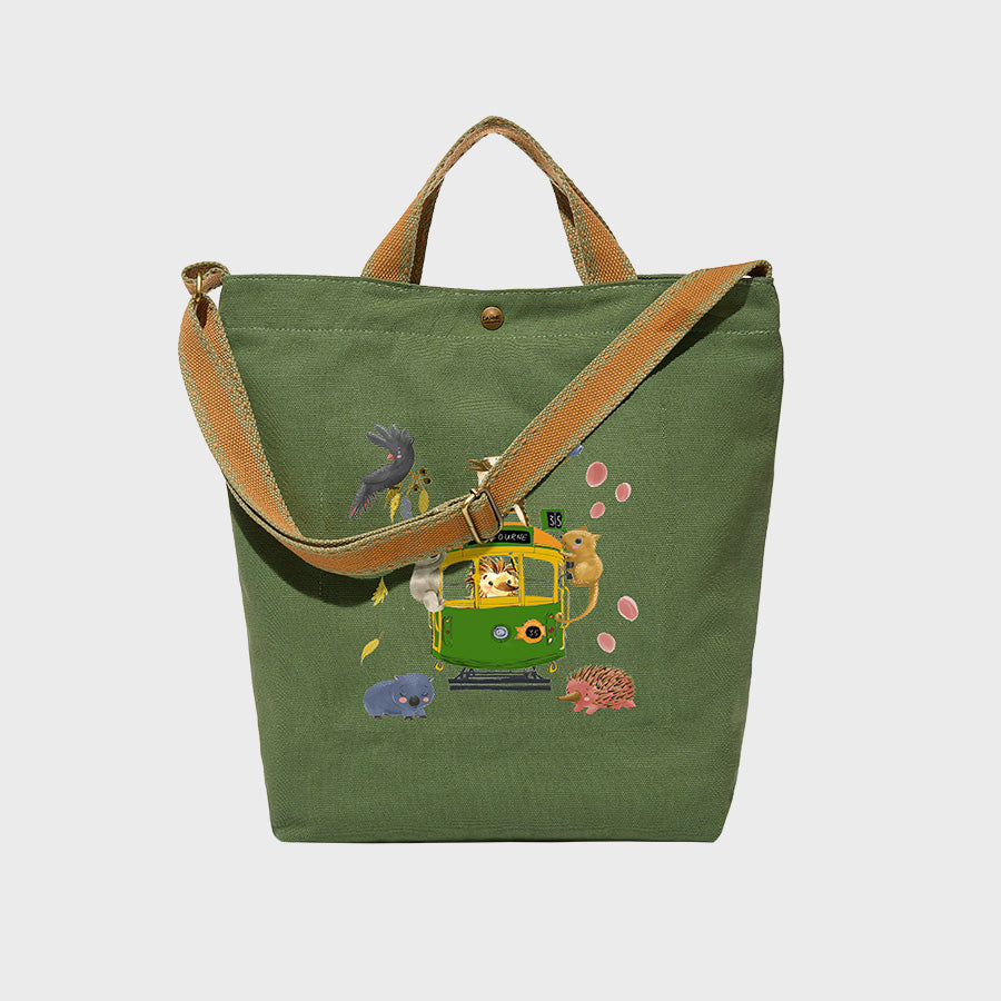 Aussie Tram Parade - Canvas City Cross