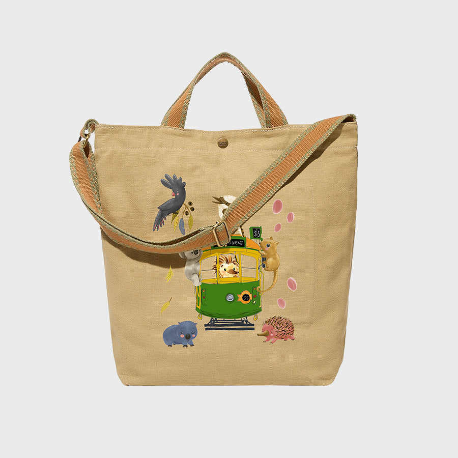 Aussie Tram Parade - Canvas City Cross