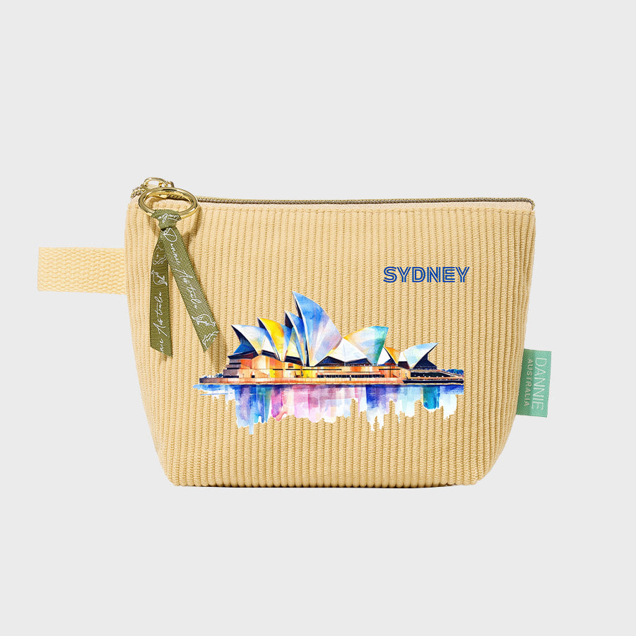 Mustard Yellow Cosmetic Pouch – 10 Australian-Inspired Designs