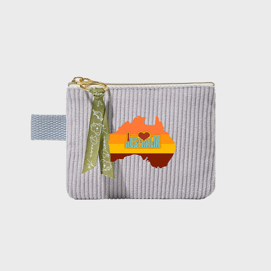 Lavender Grey Mini Pouch – 14 Australian-Inspired Designs