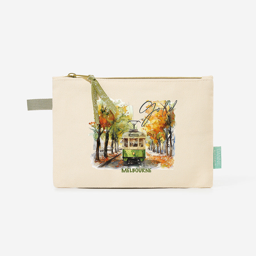 Melbourne Tram Ride – Canvas Pouch