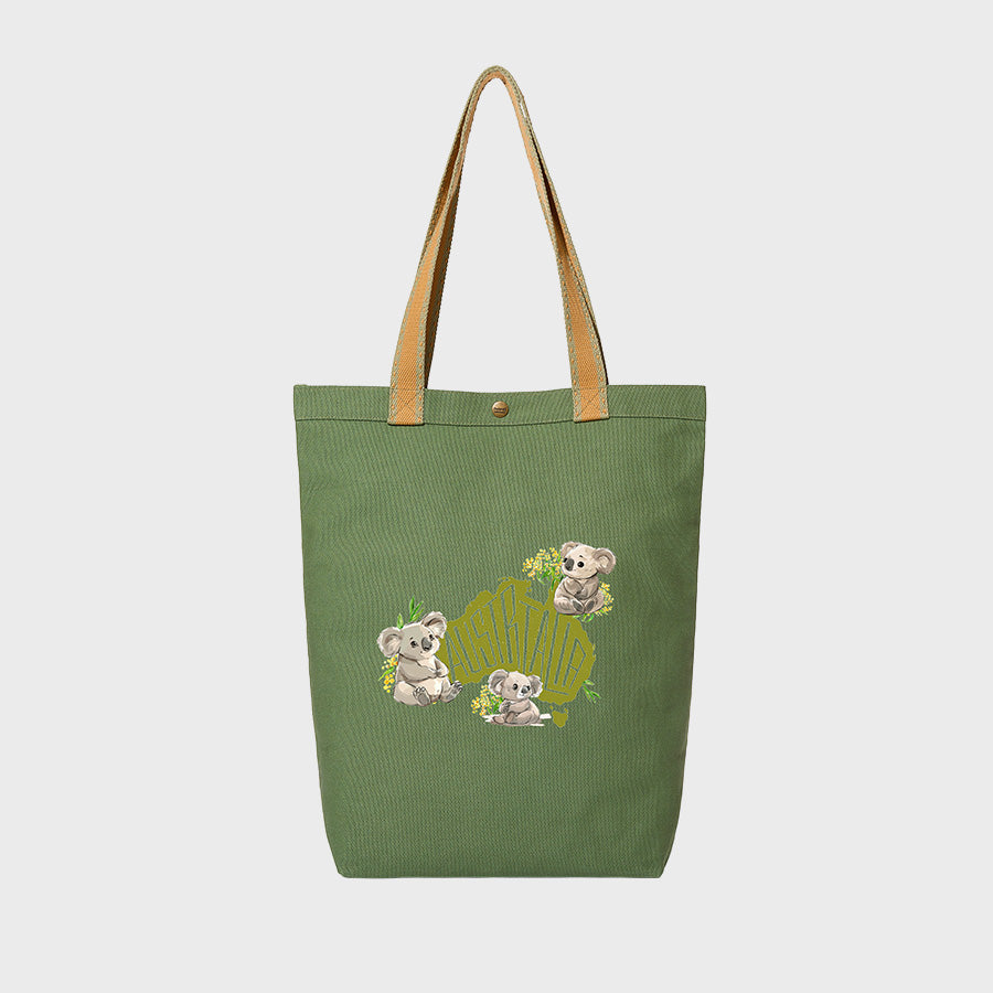 Koala Trio Australia - Canvas College Tote
