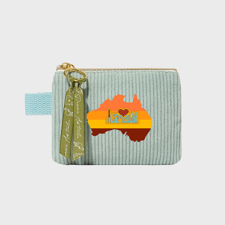 Mist Green Mini Pouch – 14 Australian-Inspired Designs