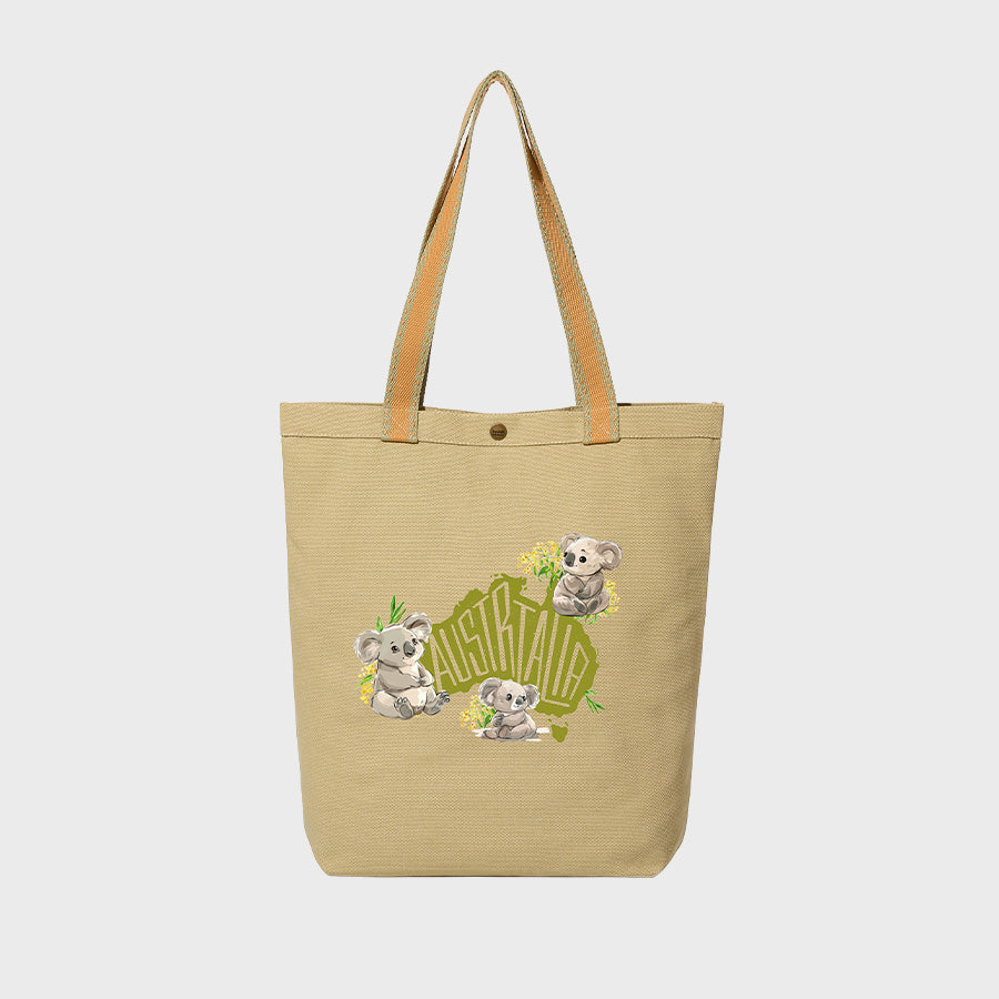 Koala Trio Australia - Canvas College Tote