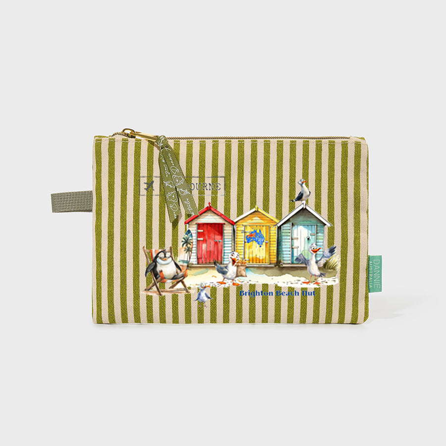Brighton Beach Huts – Canvas Pouch