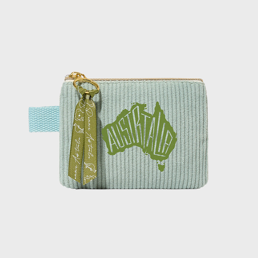 Mist Green Mini Pouch – 14 Australian-Inspired Designs