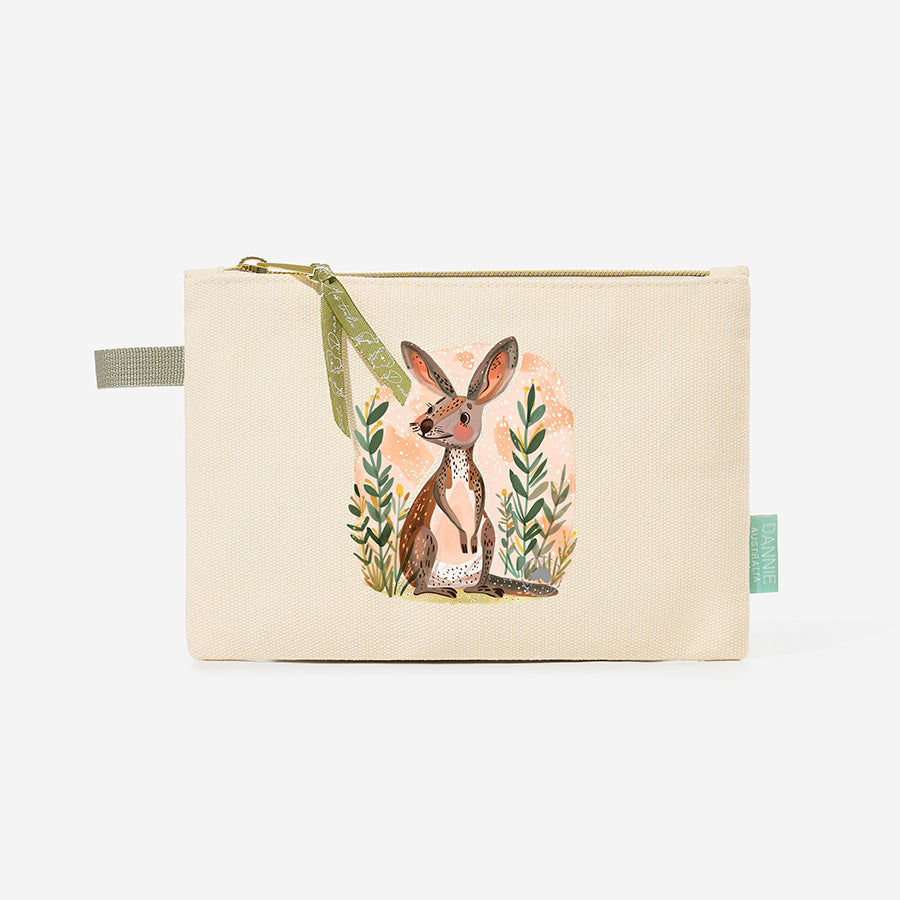 Kangaroo Dreaming – Canvas Pouch