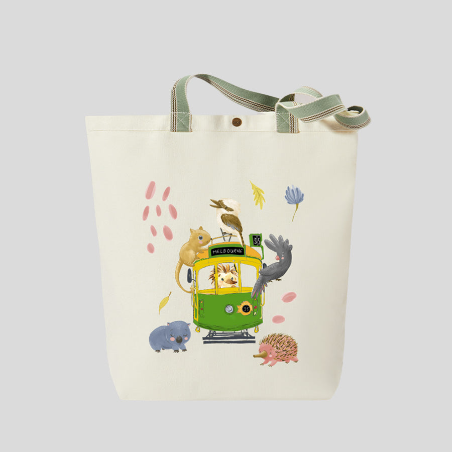 Melbourne Wildlife - Canvas Market Tote