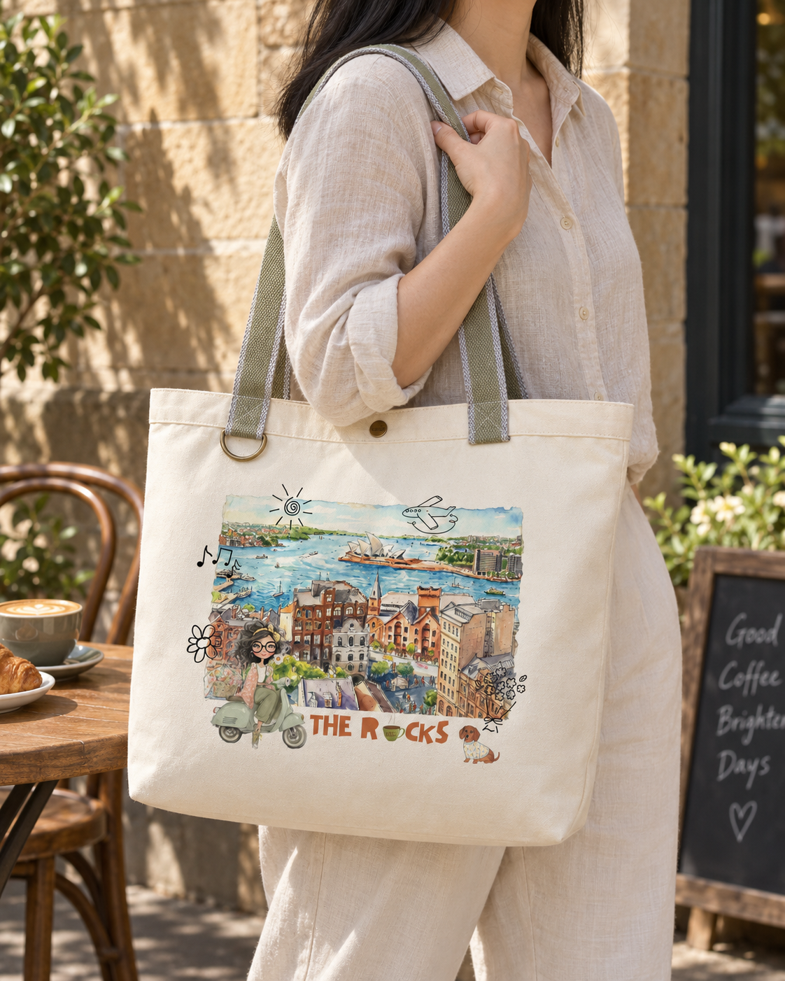 1803W-SYD-02 | Canvas Market Tote