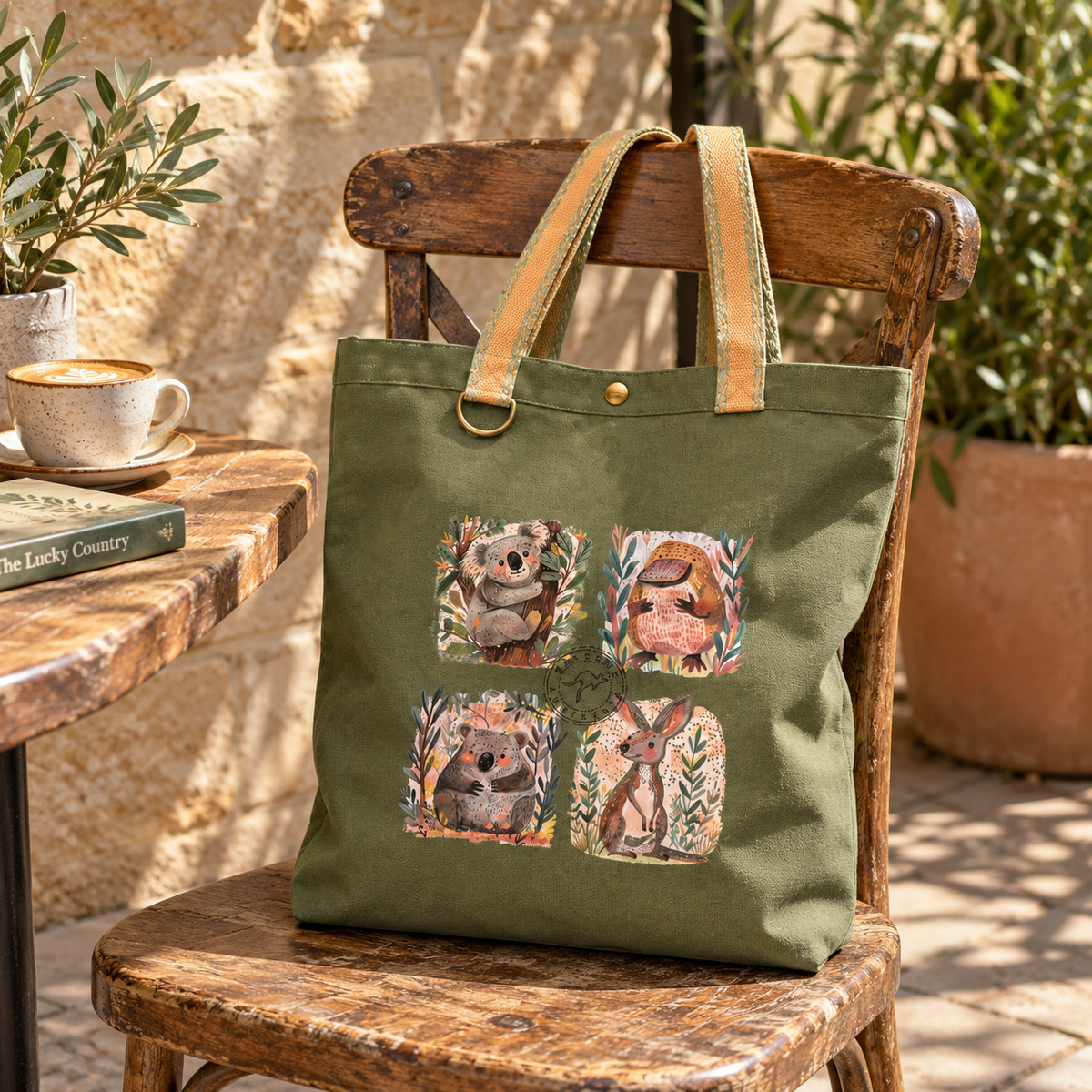 2301G-T5 | Canvas College Tote