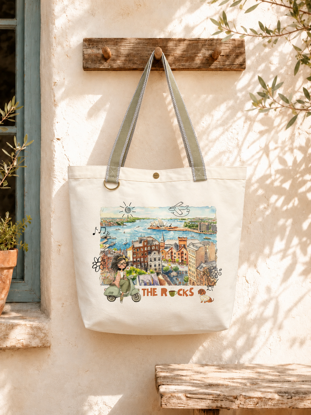 1803W-SYD-02 | Canvas Market Tote