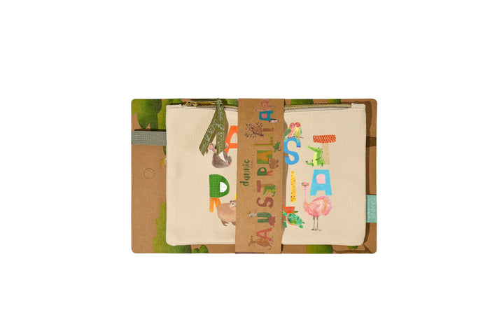 Gift packaging for the QB2402W natural canvas pouch