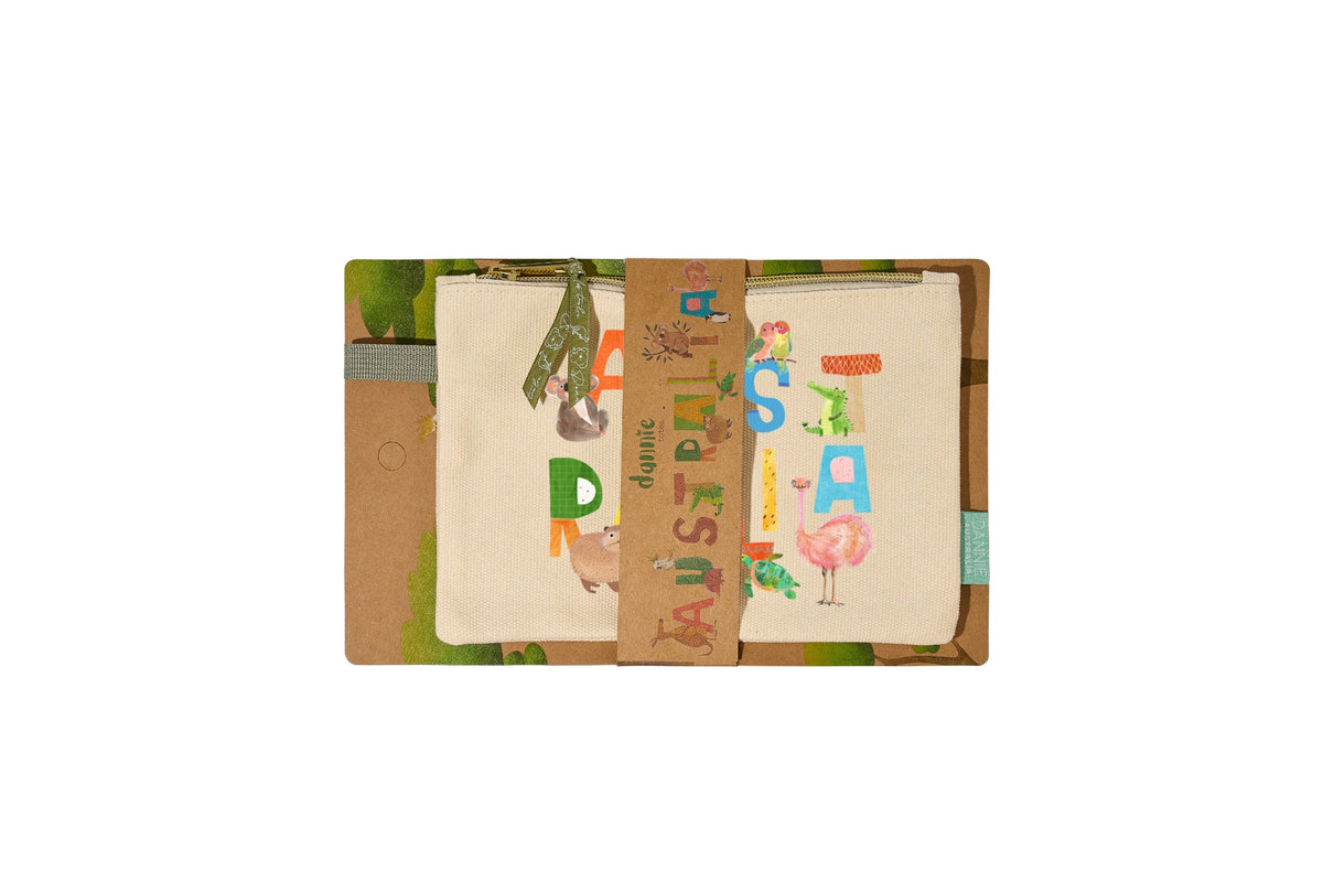 Gift packaging for the QB2402W natural canvas pouch